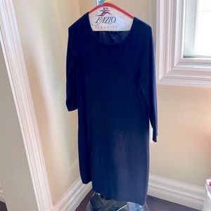 NWT Cashmere by Bloomingdale’s Navy Cashmere Sweater Dress Size Medium